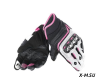 Перчатки CARBON D1 SHORT LADY BLACK/WHITE/FUCHSIA