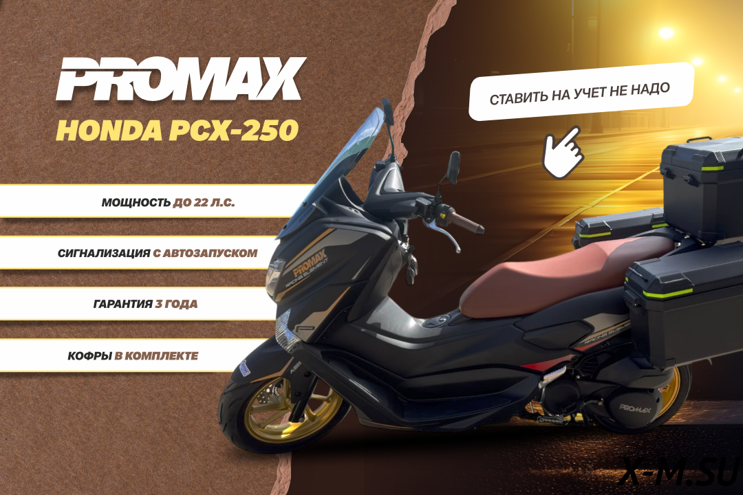 МаксиСкутер PROMAX-Honda PCX-250 (49) МаксиСкутер PROMAX-Honda PCX-250 (49)