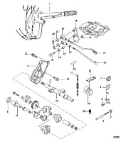 Комплект для переоборудования-ручка румпеля - 889246A71 4-Х ТАКТНОГО ПЛМ MERCURY 30 Серийный номер от 0R106999 и выше