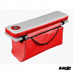 Cумка под банку из пвх на молнии с установкой на надувную накладку (95-125см), ткань 900г\м2, цвета такие же как , как для борта накладки.  