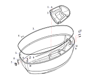 Колпак 4-Х ТАКТНОГО ПЛМ HIDEA F30FHL