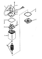Электродвигатель 2-Х ТАКТНОГО ПЛМ MERCURY 75 Серийный номер от 9589039 до 9793576