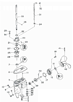 РЕДУКТОР 2-Х ТАКТНОГО ПЛМ ZONGSHEN T2BM