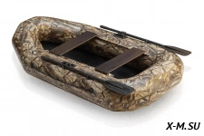 Лодка ПВХ Лидер &quot;Компакт-245&quot;-ГБС гермобаул и слань в комплекте