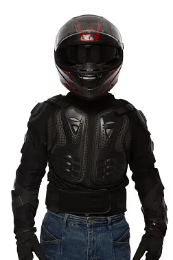 Шлем интеграл карбоновый HETOSHI FF936 CARBON RED WHITE р.XS