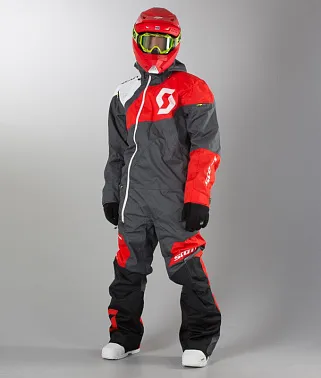 Комбинезон Monosuit DS dark grey/red